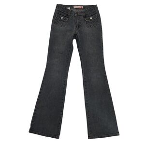 Contraband Frayed Hem Boot Cut Jeans Size 1 Women's